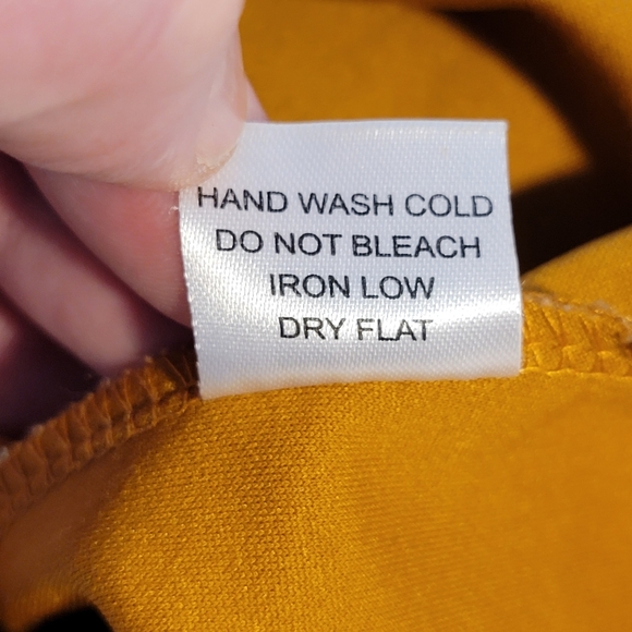 Haute Monde Burnt Orange Boho Sinched Ruffled Sleeve High Fashion Blouse Top M - Picture 15 of 16